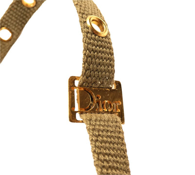 Christian Dior Canvas Choker Necklace Christian Dior