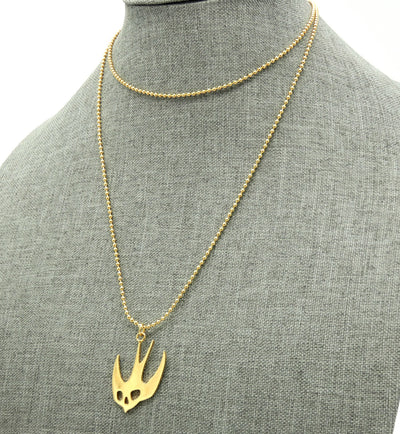 Alexander McQueen Gold Swallow Necklace Necklace Alexander McQueen