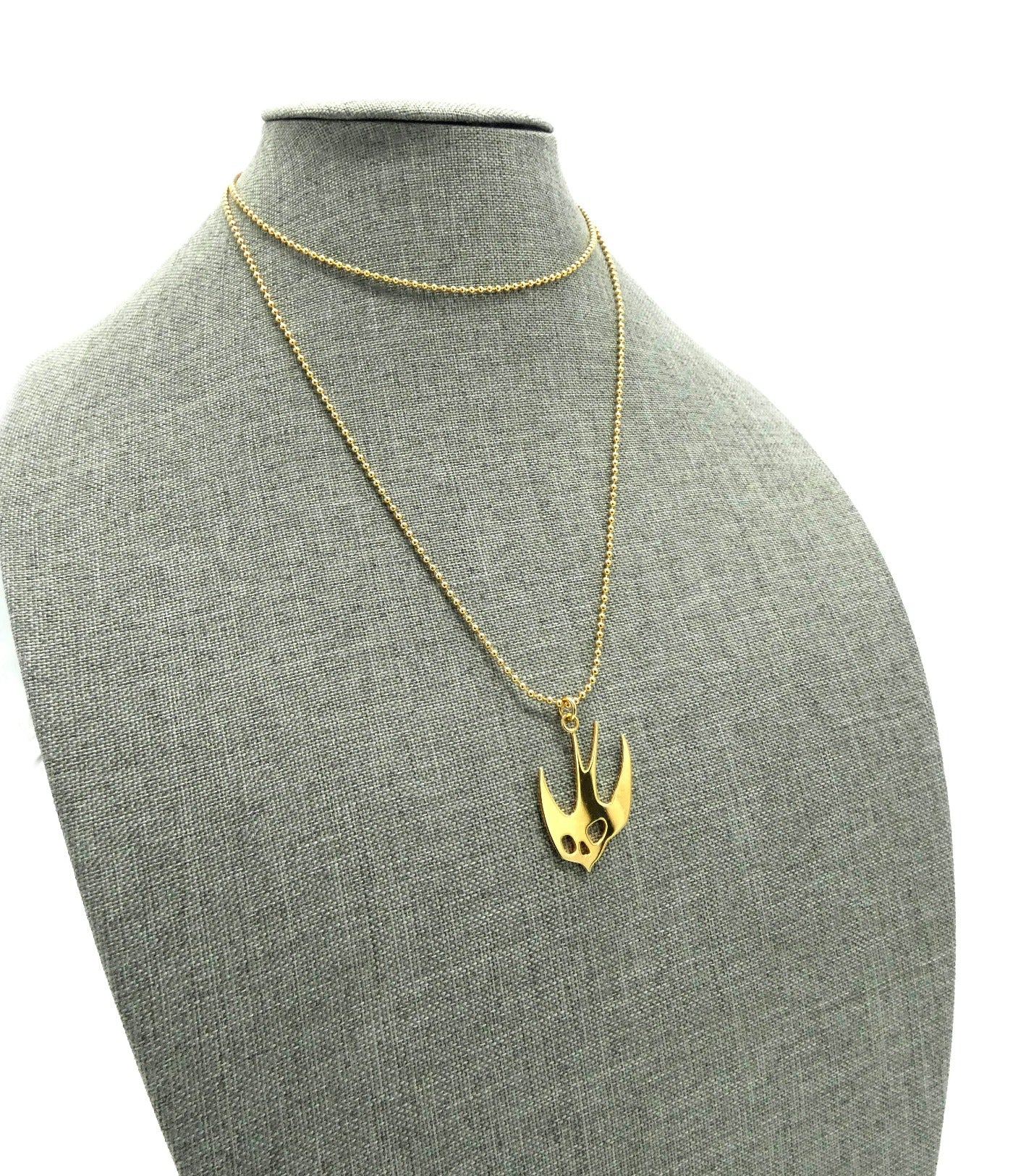 Alexander McQueen Gold Swallow Necklace Necklace Alexander McQueen