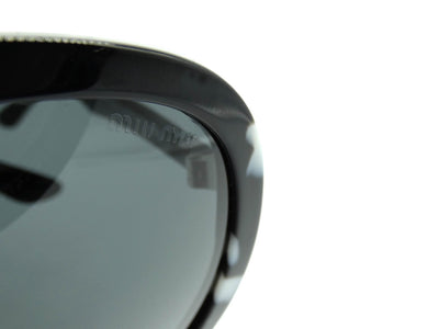 Miu Miu Black Havana Aviator Sunglasses SMU 05V Sunglasses Miu Miu