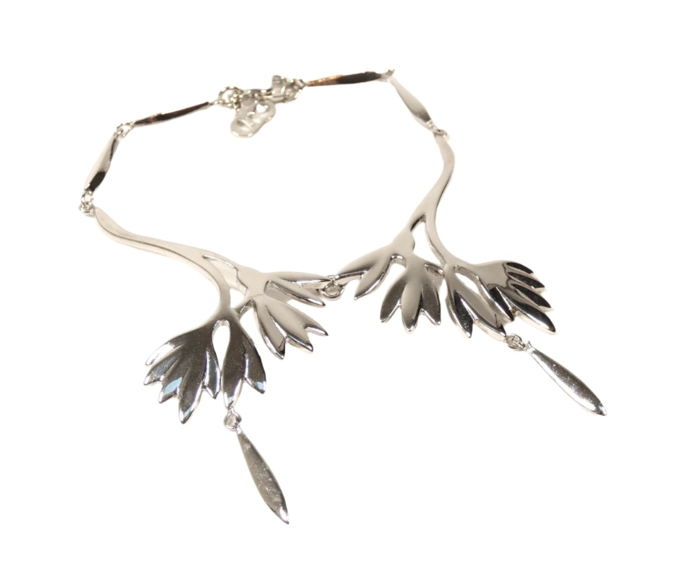Christian Dior Silver Leaf Design Bracelet Bracelet Christian Dior