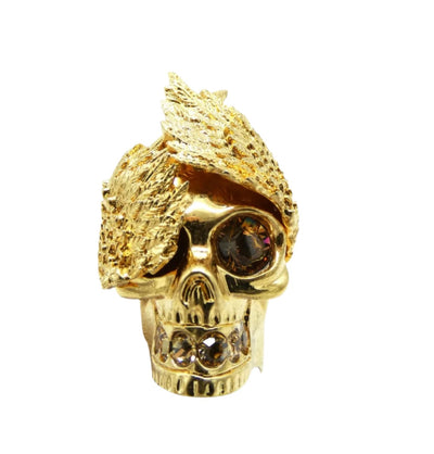 Alexander McQueen Gold Winged Skull Ring Ring Alexander McQueen