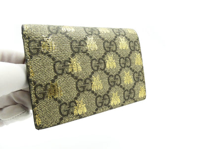 Gucci GG Supreme Gold Bee Wallet Wallet Gucci