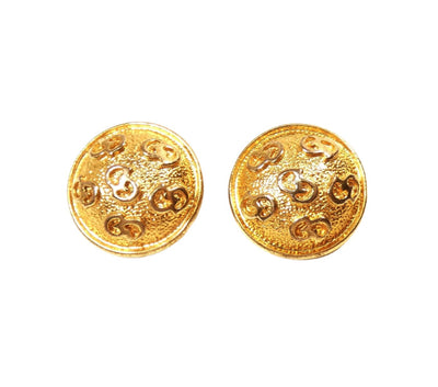 Christian Dior CD Buttons Earrings Earrings Christian Dior