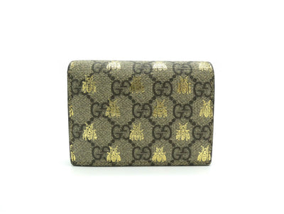 Gucci GG Supreme Gold Bee Wallet Wallet Gucci