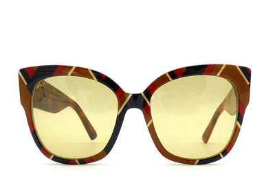 Gucci Oversized Square Sunglasses GG0059S Sunglasses Gucci