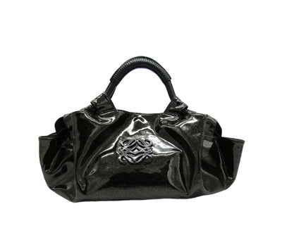 LOEWE Black Patent Leather Aire Bag Handbag LOEWE