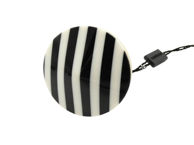 Missoni Modern Large Black and Cream Cocktail Ring Ring Missoni