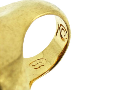 Alexander McQueen Gold Winged Skull Ring Ring Alexander McQueen