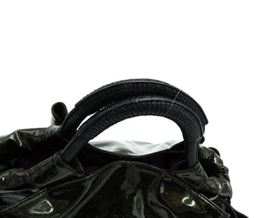 LOEWE Black Patent Leather Aire Bag Handbag LOEWE