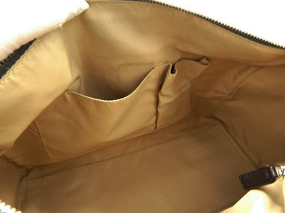 Christian Dior Tan Oblique Street Chic Boston Handbag Bag Christian Dior