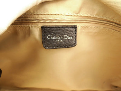 Christian Dior Tan Oblique Street Chic Boston Handbag Bag Christian Dior