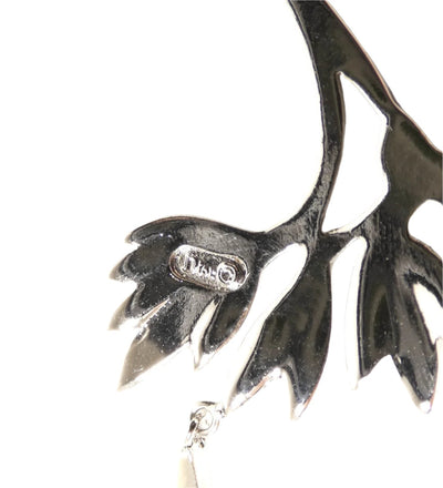 Christian Dior Silver Leaf Design Bracelet Bracelet Christian Dior
