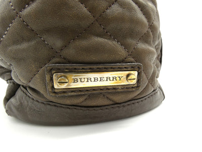 Burberry Taupe Leather Easton Bag Bag Burberry