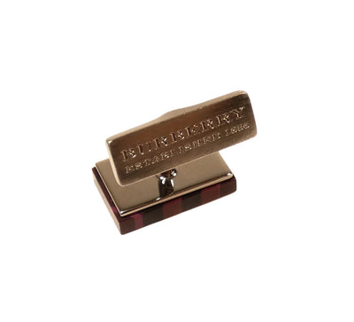 Burberry Purple Nova Check Cufflinks Cufflinks Burberry