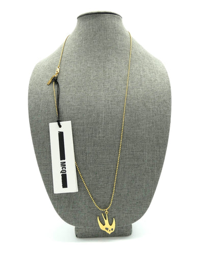 Alexander McQueen Gold Swallow Necklace Necklace Alexander McQueen