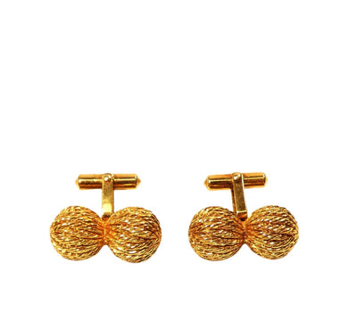 Christian Dior Vintage Rope Cufflinks and Tie Pin Set Cufflinks Christian Dior