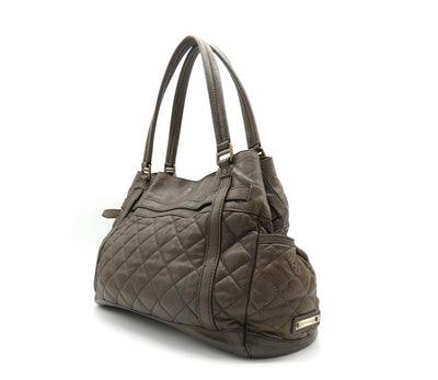 Burberry Taupe Leather Easton Bag Bag Burberry