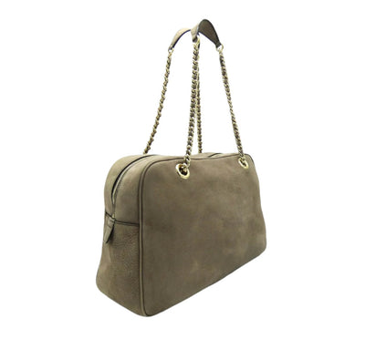 Gucci Soho Taupe Nubuck Shoulder Bag Bag Gucci