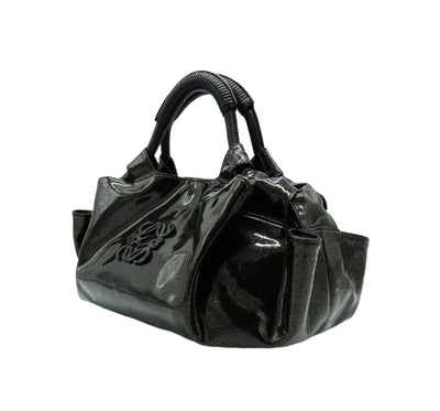 LOEWE Black Patent Leather Aire Bag Handbag LOEWE