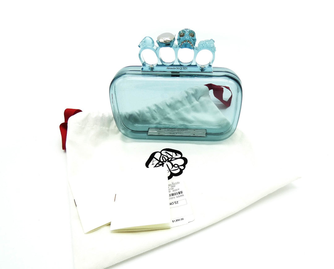 【関税・送料込み】MCQUEEN CLUTCHES Alexander McQueen | Long four ring clutch | Savannahs