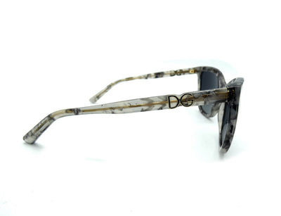 Dolce & Gabbana Marbled Grey Acetate Sunglasses DG 4193 Sunglasses Dolce & Gabbana