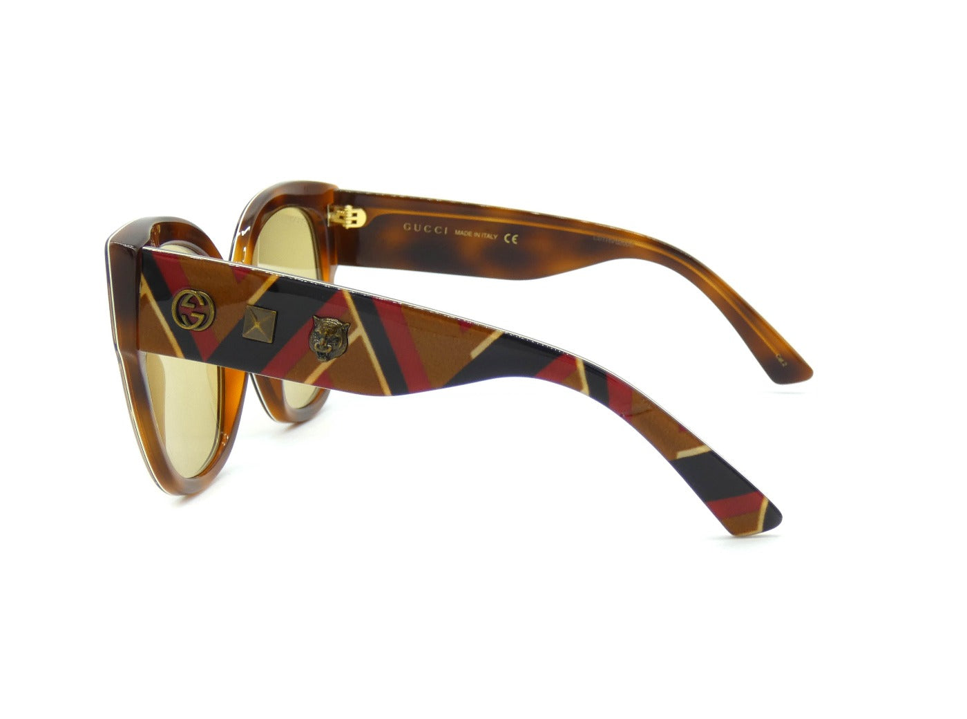 Gucci Oversized Square Sunglasses GG0059S Sunglasses Gucci