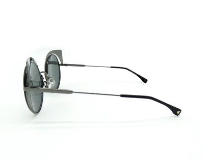 Fendi Eyeshine Black and Grey Sunglasses FF 0177/S Sunglasses Fendi