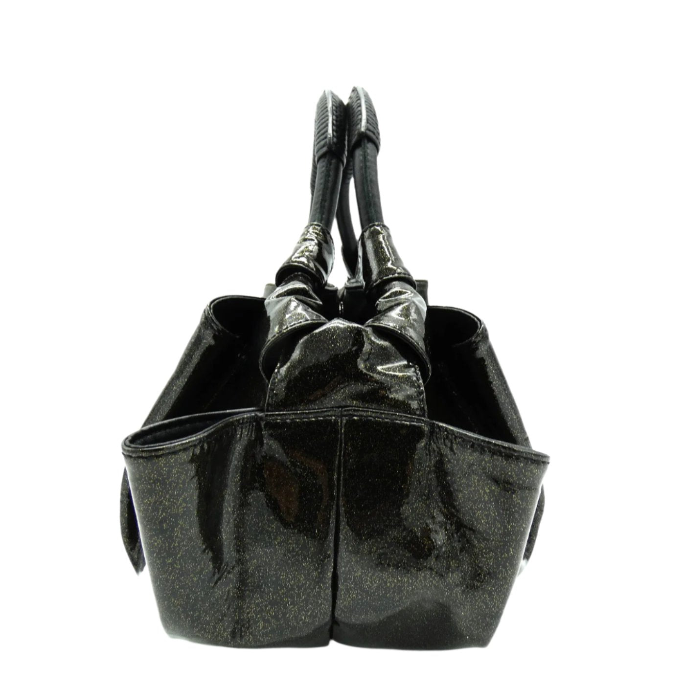 LOEWE Black Patent Leather Aire Bag Handbag LOEWE