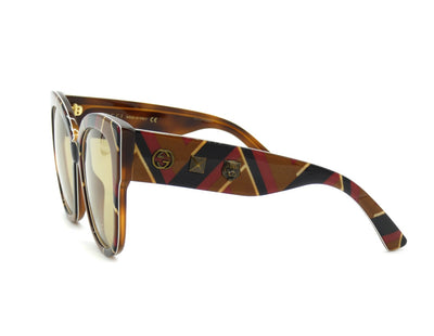 Gucci Oversized Square Sunglasses GG0059S Sunglasses Gucci