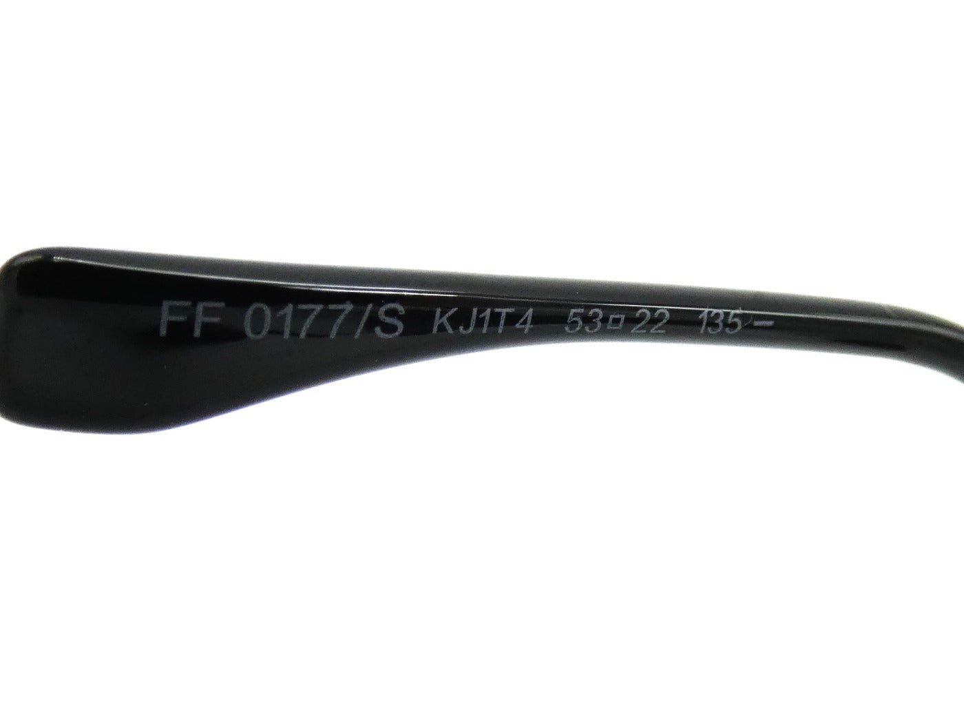 Fendi Eyeshine Black and Grey Sunglasses FF 0177/S Sunglasses Fendi