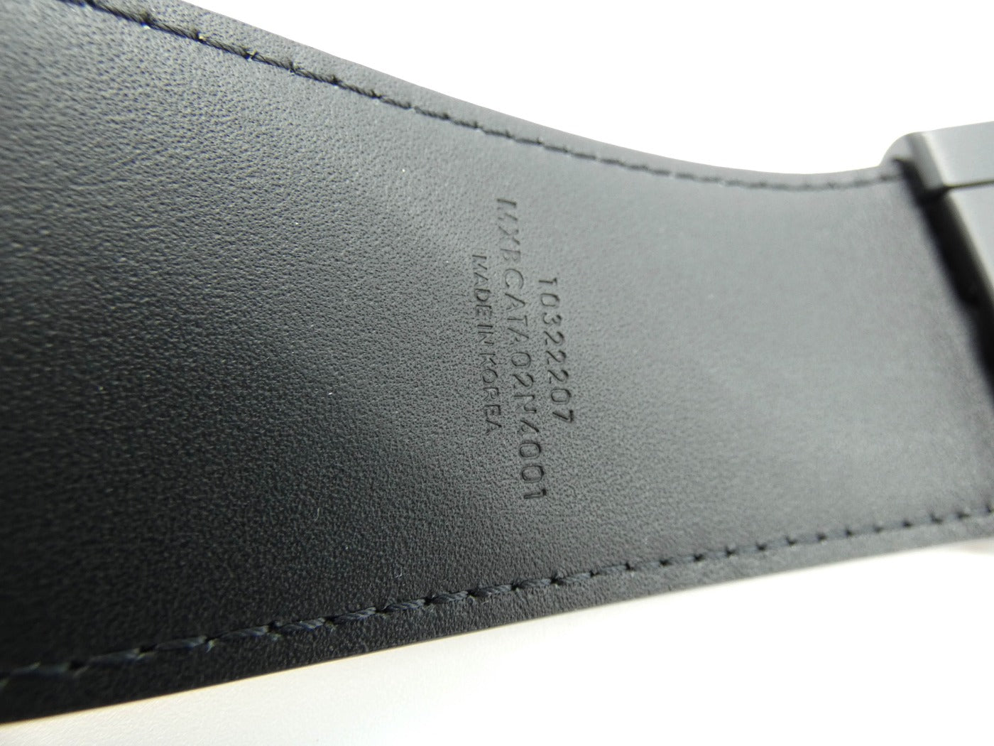 MCM Claus M Tan Leather Reversible Belt Black Buckle Belt MCM