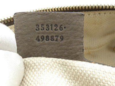 Gucci Soho Taupe Nubuck Shoulder Bag Bag Gucci