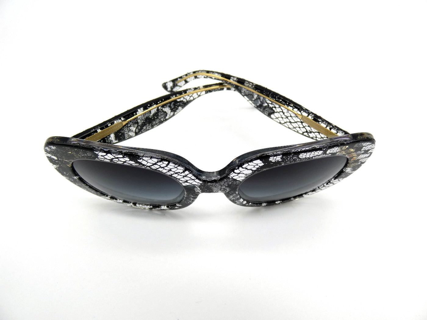 Dolce & Gabbana Black Lace Acetate Sunglasses DG 4191 Sunglasses Dolce & Gabbana