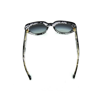 Dolce & Gabbana Black Lace Acetate Sunglasses DG 4191 Sunglasses Dolce & Gabbana