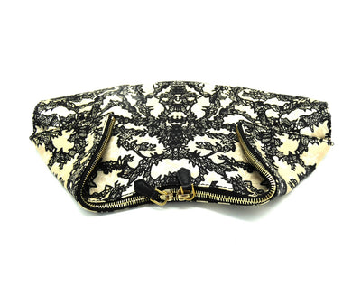 Alexander McQueen Silk Lace Print Large De Manta Bag Bag Alexander McQueen