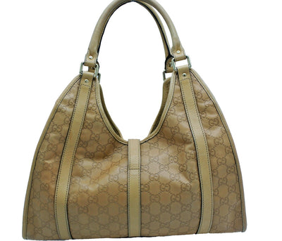 Gucci Light Tan Leather Shima Joy Hobo Bag Gucci