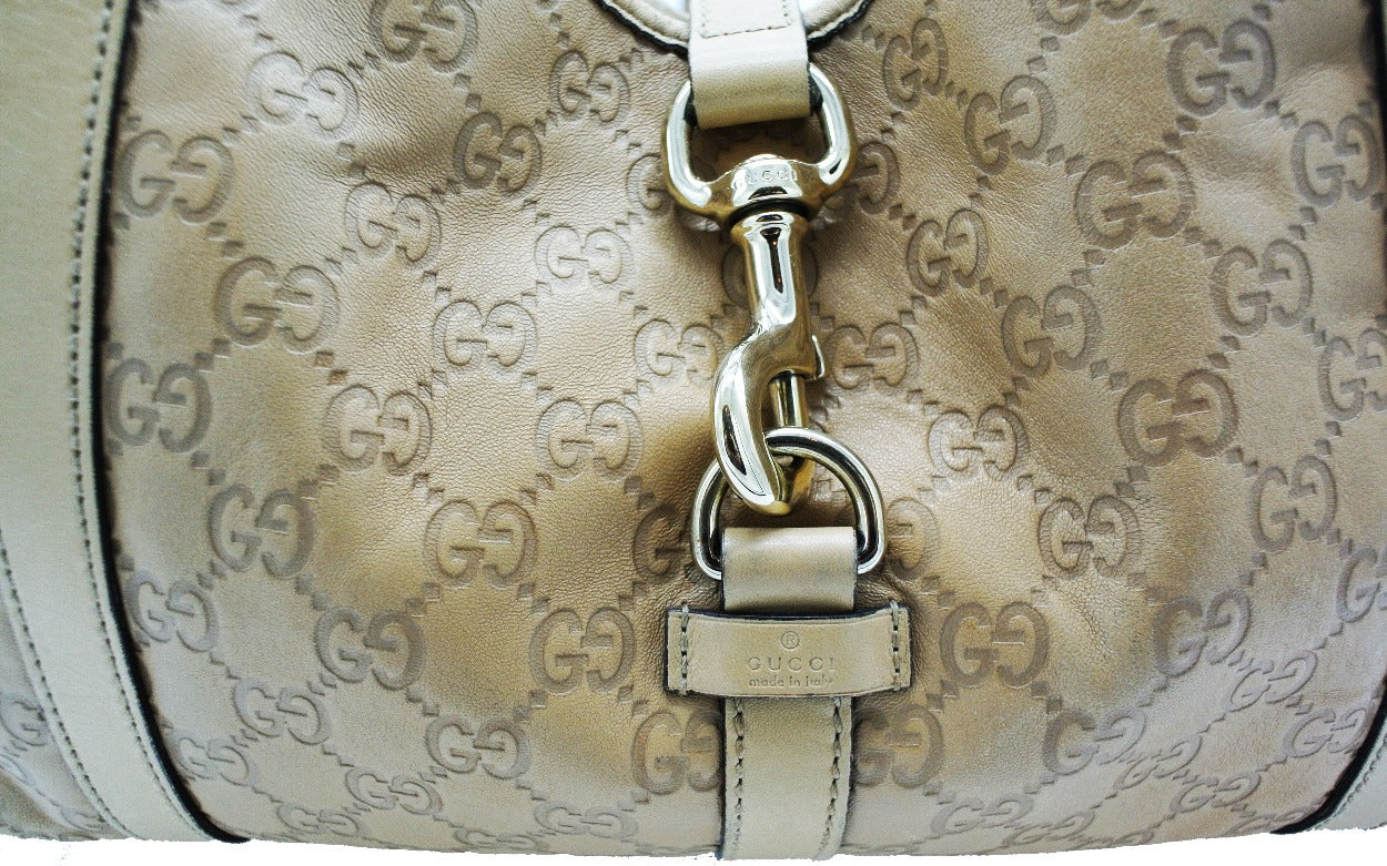 Gucci Light Tan Leather Shima Joy Hobo Bag Gucci