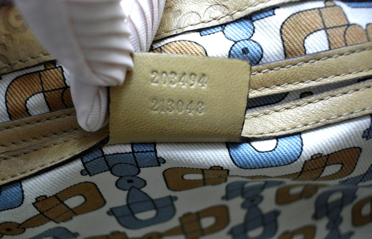 Gucci Light Tan Leather Shima Joy Hobo Bag Gucci