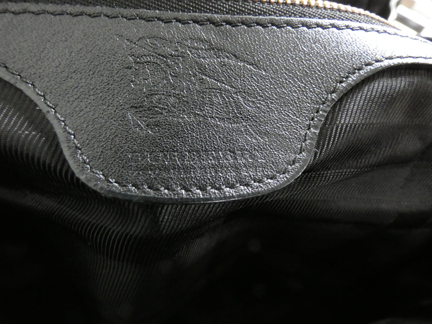 Burberry Black Leather Prorsum Bag Bag Burberry