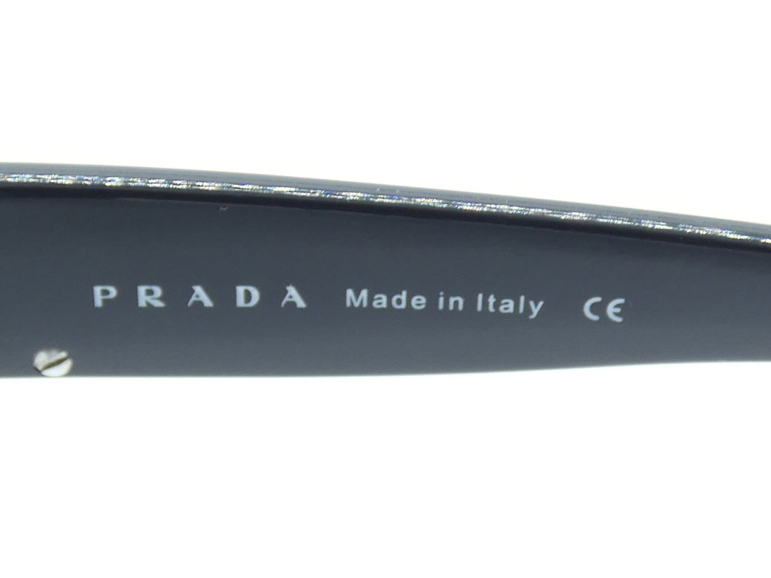 Prada Vintage Black and Silver Metal Sunglasses SPR54F – Occhi Azzurri