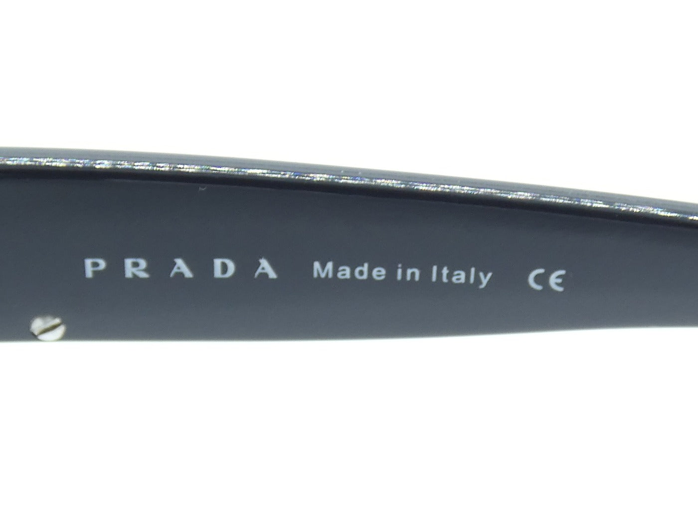 Prada Vintage Black and Silver Metal Sunglasses SPR54F Sunglasses Prada