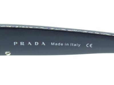 Prada Vintage Black and Silver Metal Sunglasses SPR54F Sunglasses Prada