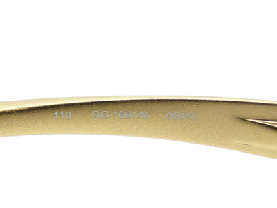 Gucci Vintage Gold Metal Sunglasses GG1661/S Sunglasses Gucci