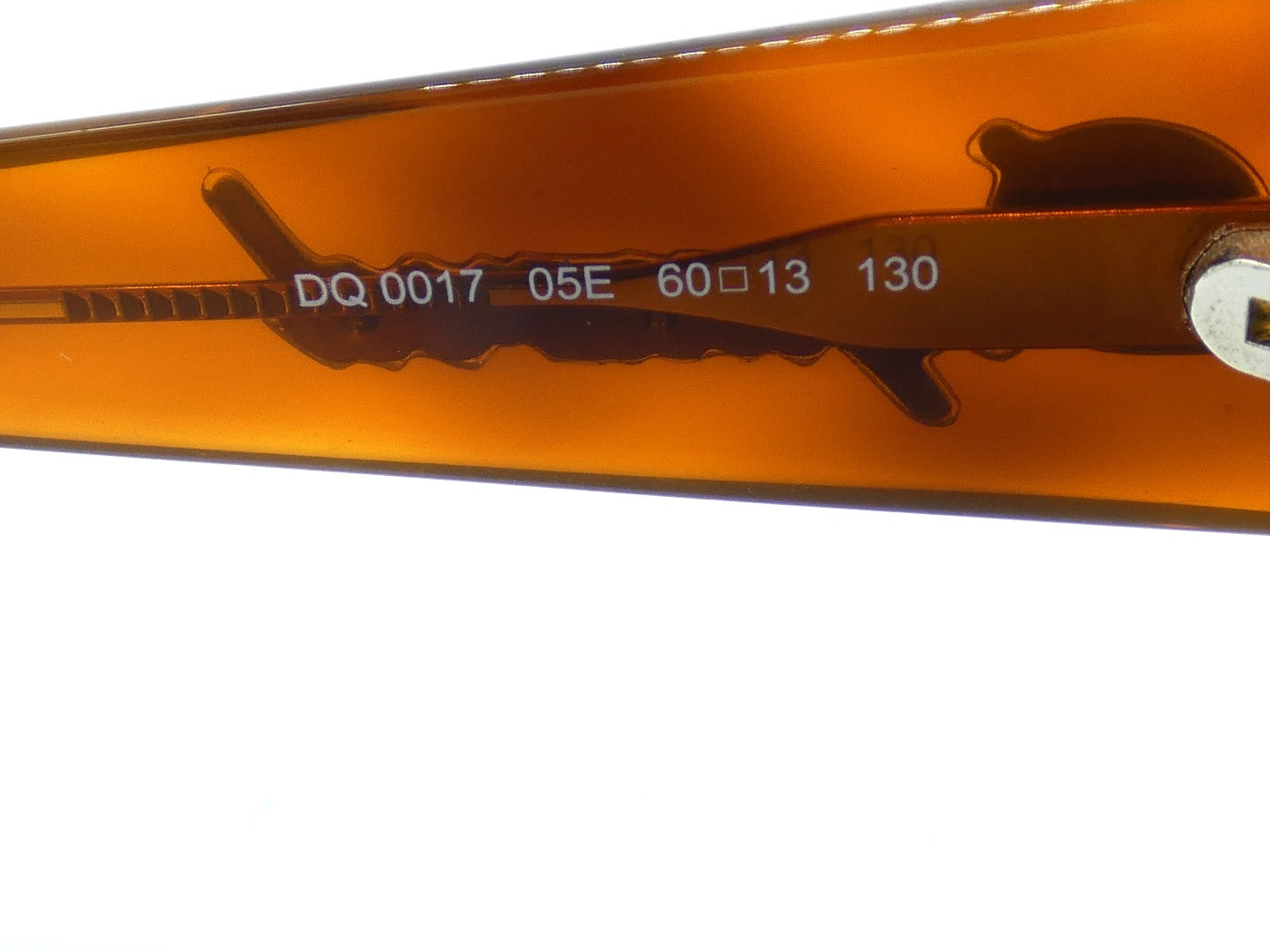 DSquared2 Amber Cat Eye Gold Trimmed Sunglasses DQ0017 Sunglasses DSquared2
