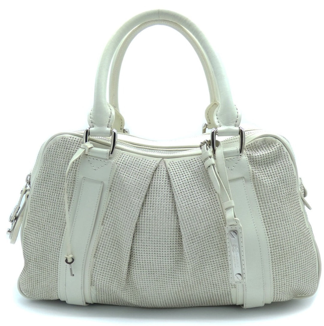 Burberry Prorsum Large Ivory Ashbury Knight Satchel – Occhi