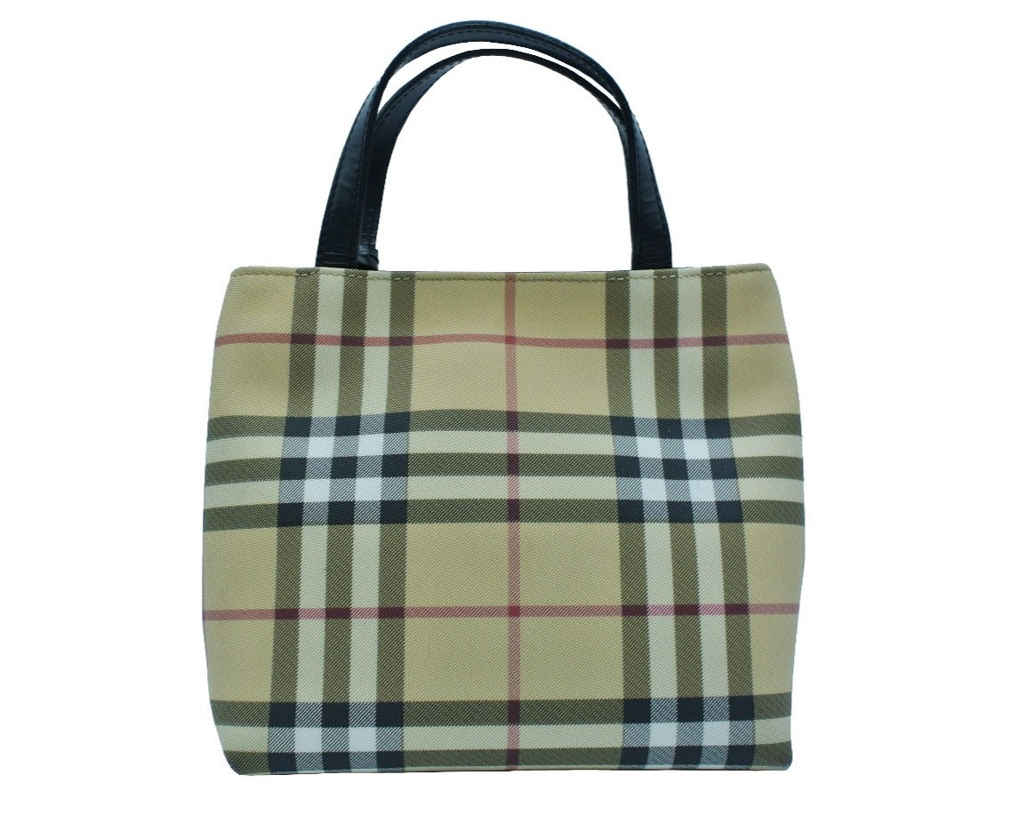 Burberry Vintage House Check PVC Mini Bag Bag Burberry