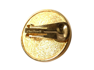 Christian Dior Logo Earrings Earrings Christian Dior