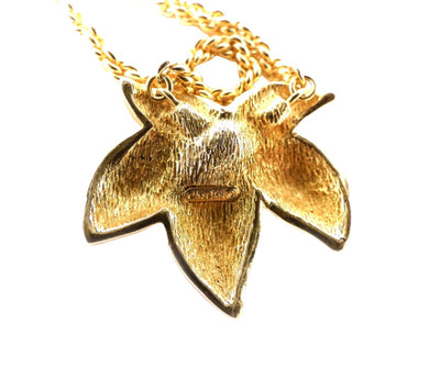 Christian Dior Crystal Flower Necklace Necklace Christian Dior