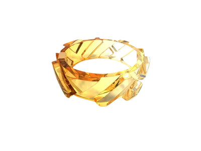 Burberry Prorsum Orange Check Bangle Bracelet Burberry